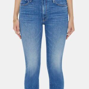 MOTHER The Dazzler Mid Rise Ankle Straight Leg Jeans